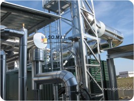 Gruppo Raffreddamento dei Gas in Centrale a Biomasse -Dettaglio
